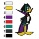 Count Duckula Embroidery Design